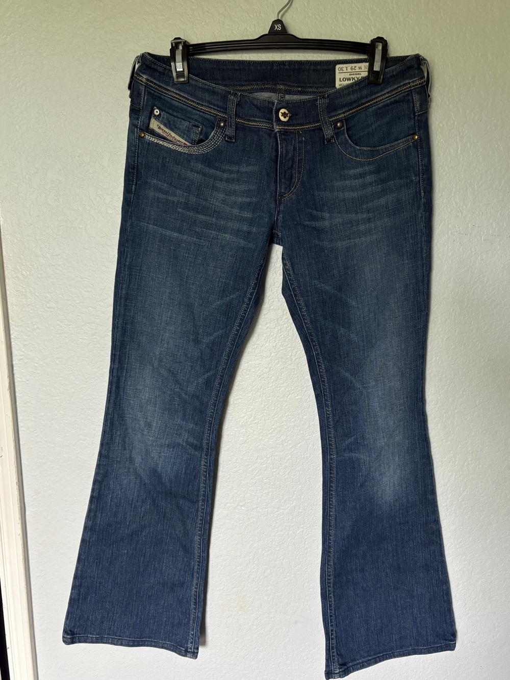 Diesel LOWK B.C. Low-Rise bootcut Dark Blue Women’s Jeans - Medium Wash